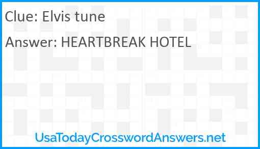 Elvis tune Answer