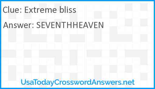 Extreme bliss Answer