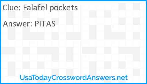 Falafel pockets Answer