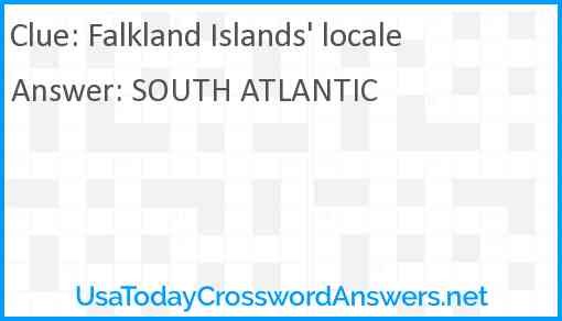 Falkland Islands' locale Answer