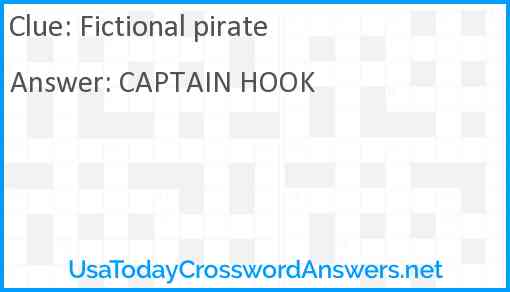 Fictional pirate Answer