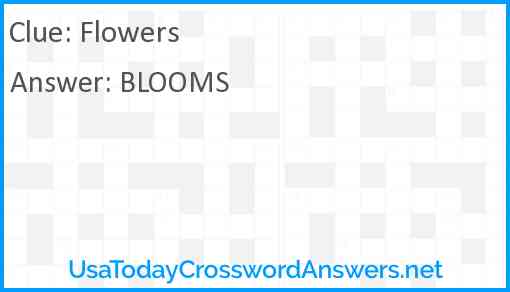 Flowers Answer