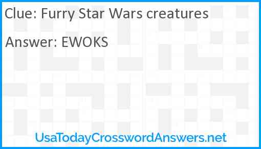 Furry Star Wars creatures Answer