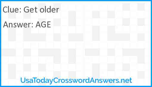 Get older Answer
