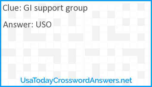 GI support group Answer