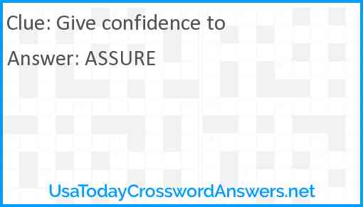 Give confidence to Answer