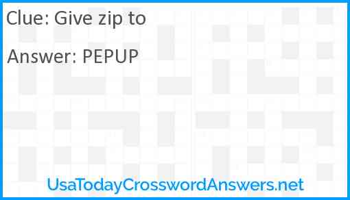 Give zip to Answer