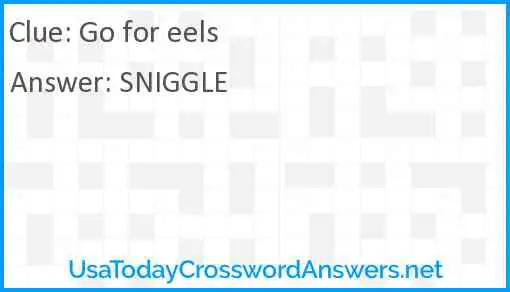 Go for eels Answer