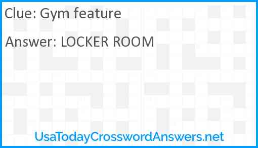 Gym feature Answer