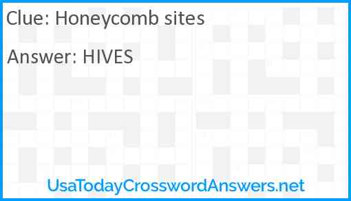 Honeycomb sites Answer