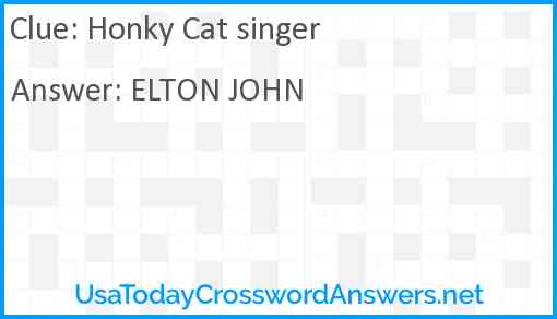 Honky Cat singer Answer