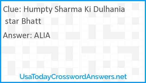 Humpty Sharma Ki Dulhania star Bhatt Answer