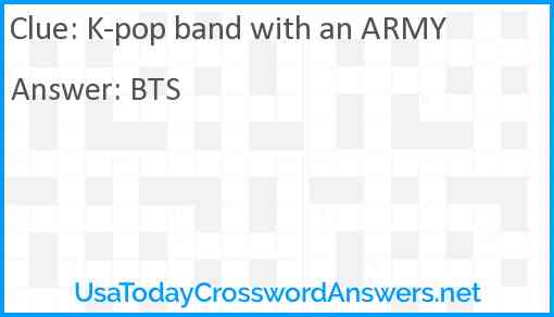 K-pop band with an ARMY Answer