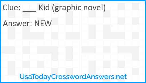 ___ Kid (graphic novel) Answer