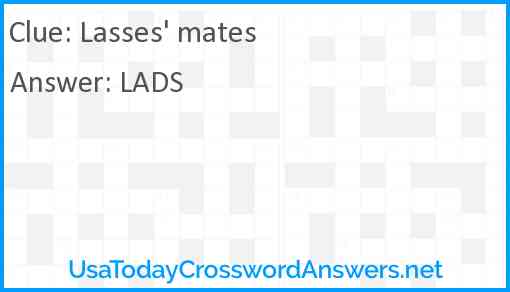 Lasses' mates Answer