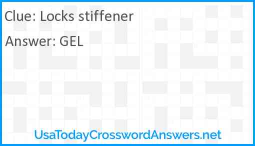 Locks stiffener Answer