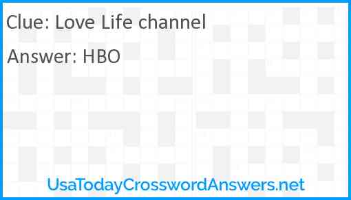 Love Life channel Answer
