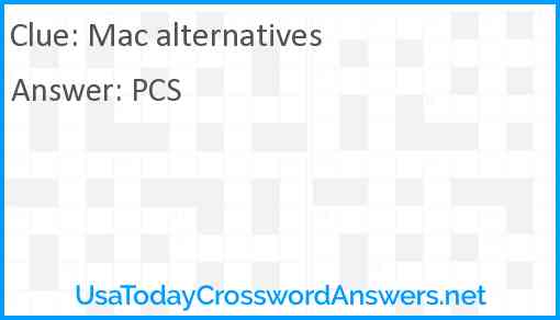 Mac alternatives Answer