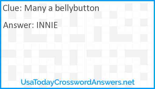 Many a bellybutton Answer