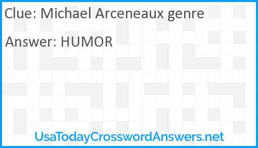 Michael Arceneaux genre Answer
