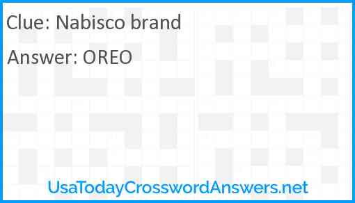 Nabisco brand Answer