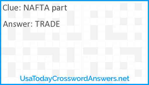 NAFTA part Answer