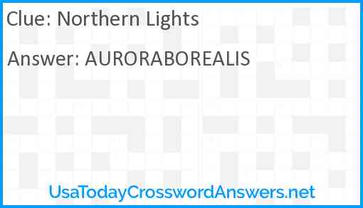 Northern Lights Answer