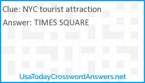 NYC tourist attraction Answer