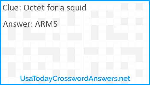 Octet for a squid Answer