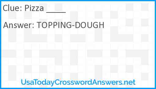 Pizza ____ Answer