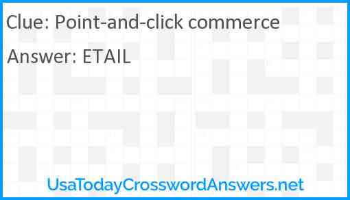 Point-and-click commerce Answer