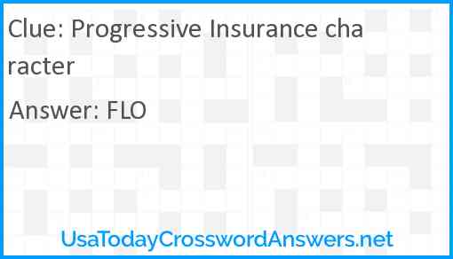 Progressive Insurance character Answer