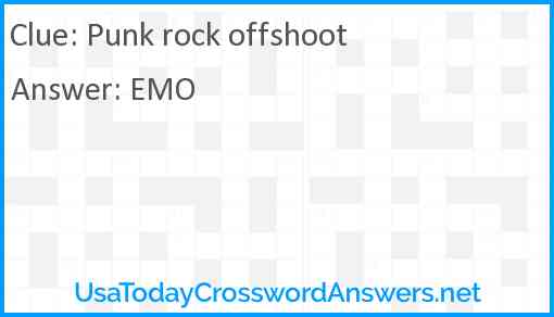 Punk rock offshoot Answer