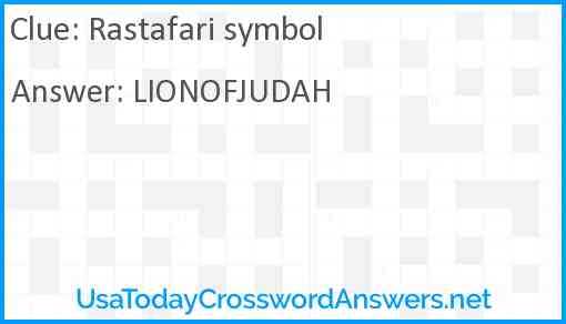 Rastafari symbol Answer