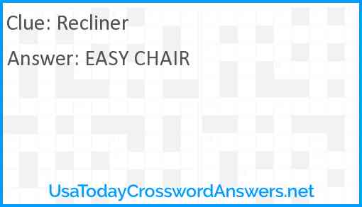Recliner Answer