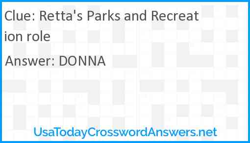 Retta's Parks and Recreation role Answer