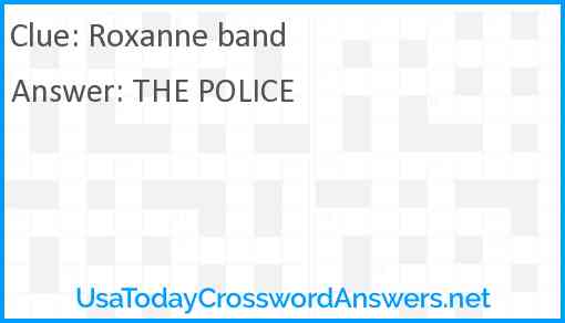 Roxanne band Answer