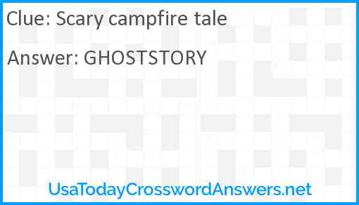 Scary campfire tale Answer
