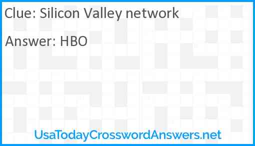 Silicon Valley network Answer