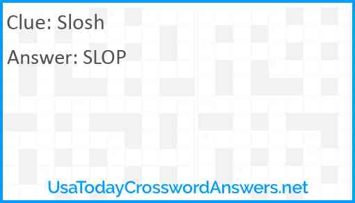 Slosh Answer