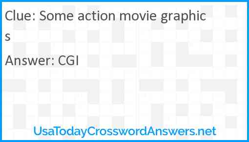 Some action movie graphics Answer