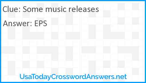 Some music releases Answer