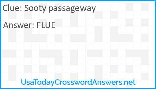 Sooty passageway Answer