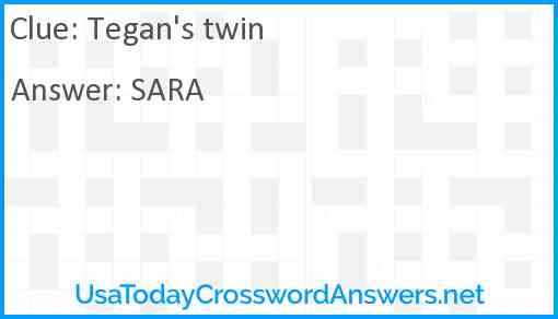 Tegan's twin Answer