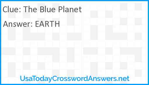 The Blue Planet Answer