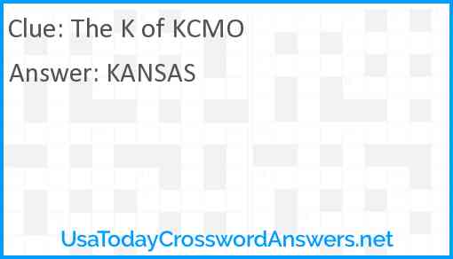 The K of KCMO Answer