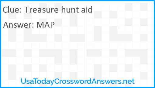Treasure hunt aid Answer
