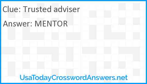 Trusted adviser Answer