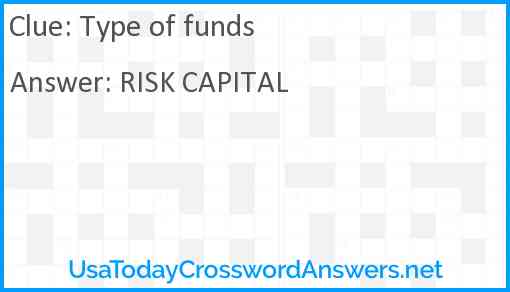 Type of funds Answer