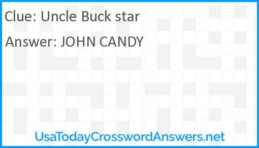 Uncle Buck star Answer